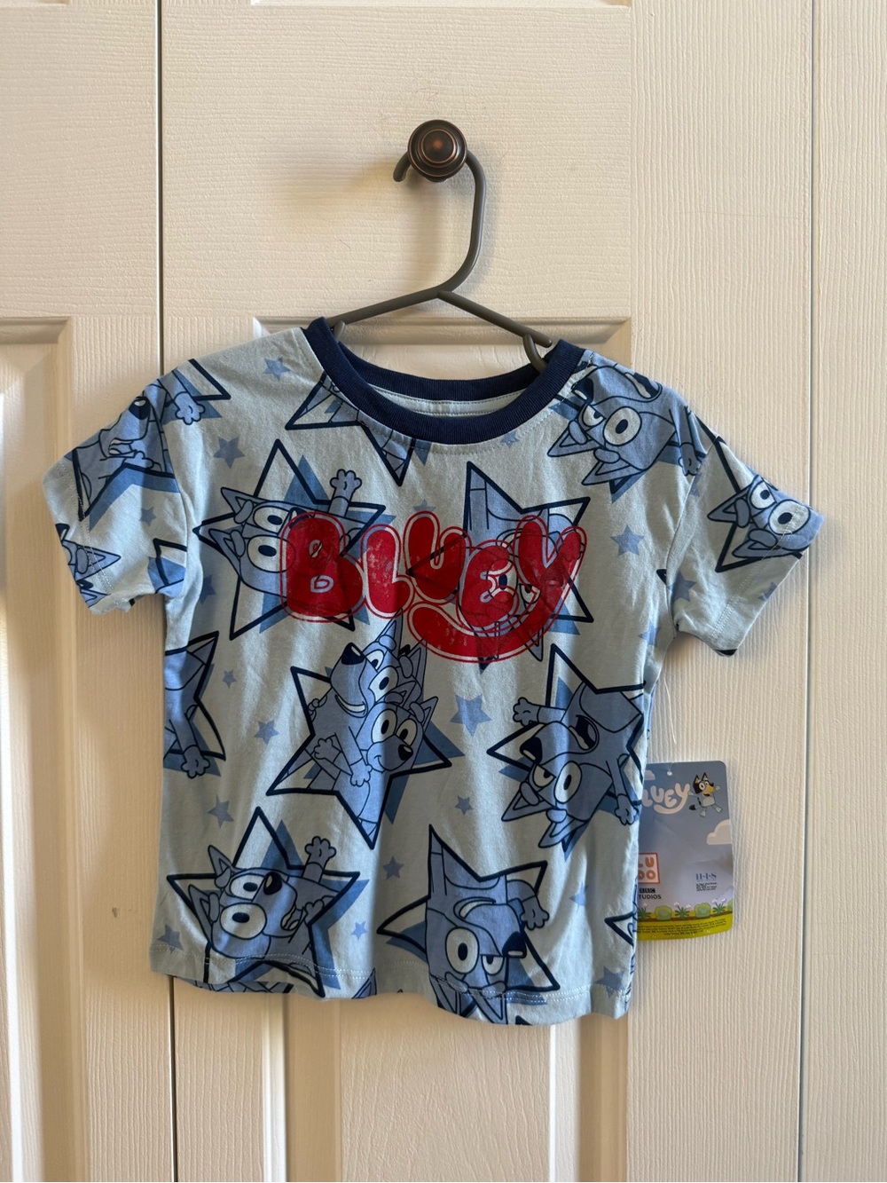 Bluey 2T Blue Stars TShirt